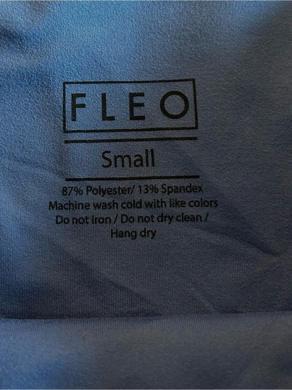 Fleo Bike Shorts Size Small Blue - Picture 3 of 6